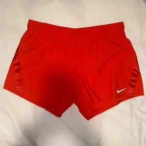 Nike Women's Vibrant Orange Athletic Shorts
